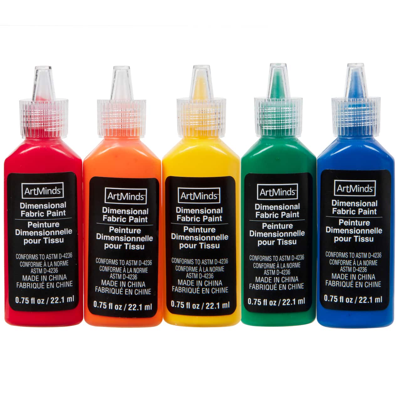 Rainbow Dimensional Fabric Paint Set by ArtMinds&#x2122;